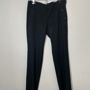 Banana Republic Logan Pants Size 2 Black Slacks Professional Business Pants